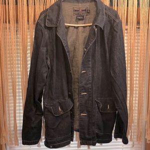 Very nice longer stylish Jean jacket.